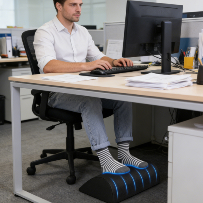 Footrest Under Desk - 1 adet 2'si 1 arada Çalışma